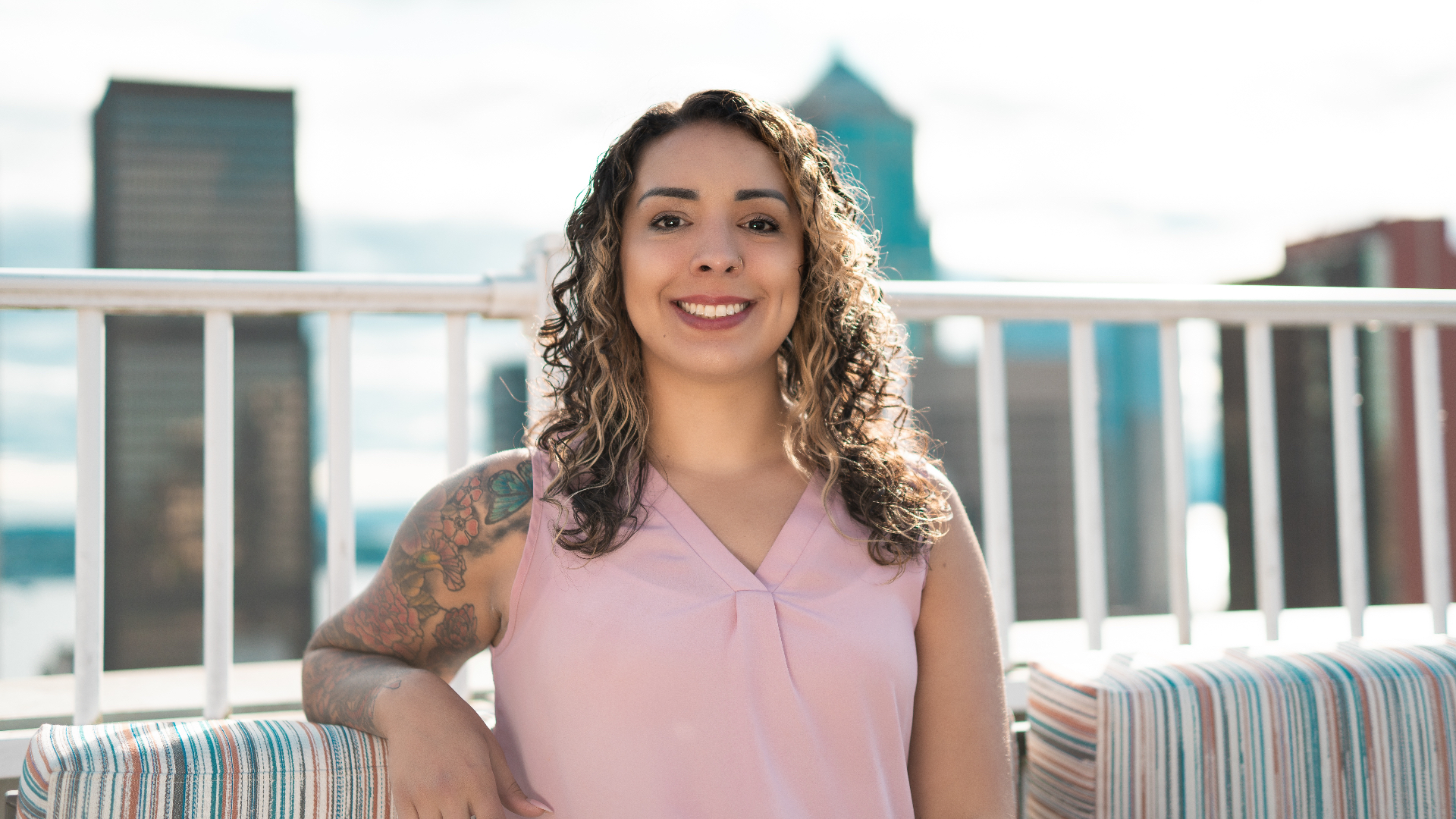 Melissa Jackson, LMHC, LCMHC, smiling outdoors